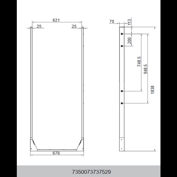 Struttura da pavimento per Samsung OM46N-D