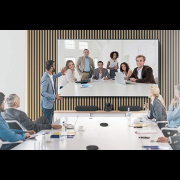 BUNDLE CONFERENCE - Monitor UHD QBR 65" + Logitech Group Bundle